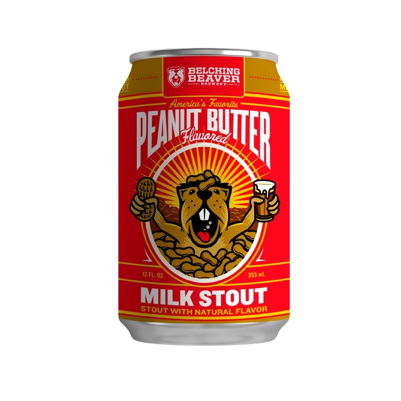 Belching Beaver Peanut Butter Milk Can